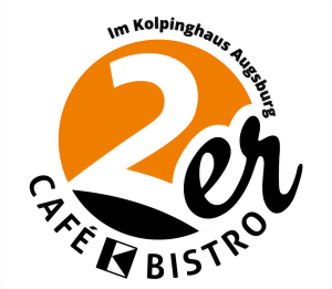 Logo vom 2erBistro im Kolpinghaus Augsburg.